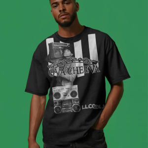 ova cheeva men's heavy cotton l.l. cool j. graphic t shirt
